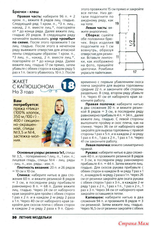 Вязание модно и просто № 3 2010. Для самых маленьких, летние модельки.