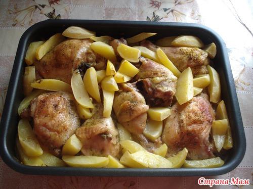 Курица с картошечкой