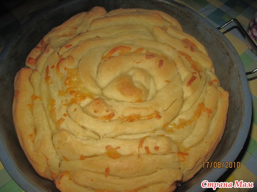 Хлеб "Роза с сыром"