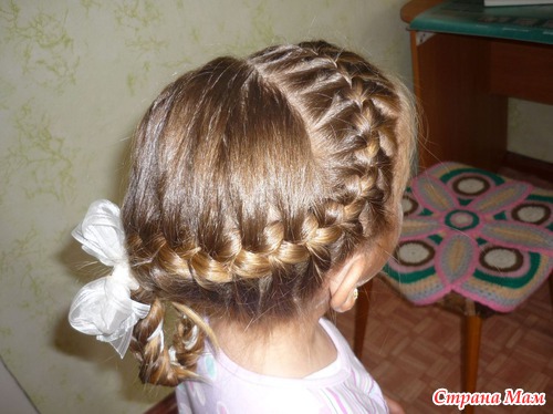эта коса начинается с "ободка" =)