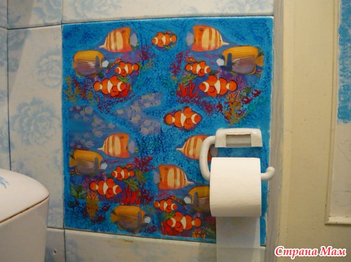 Необычное применение декупажа:)))
