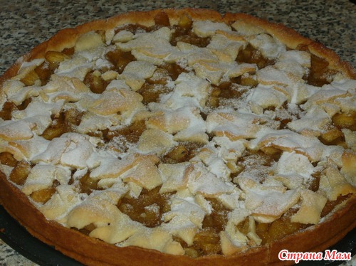 Пирог яблочный классический (фруктов больше, чем теста)
