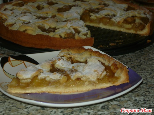 Пирог яблочный классический (фруктов больше, чем теста)