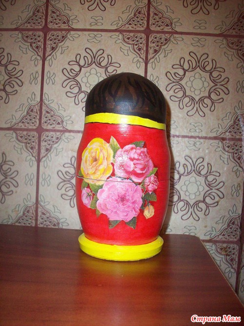 Бутылочки и матрёшка