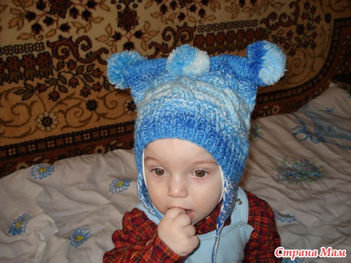 Моя первая шапочка для любимого сынишки