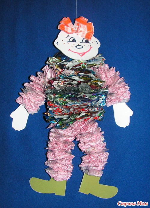 Игрушки из фантиков