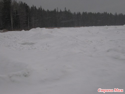 Царство Снежной королевы или застывшая волна
