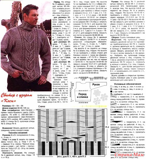 Свитер для любимого мужчины. Скоро праздник, может кто еще успеет порадовать свою половинку или сыночка!