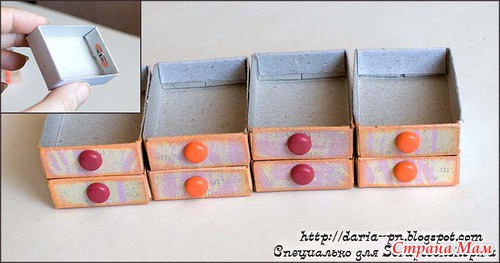 Шкатулка из коробков