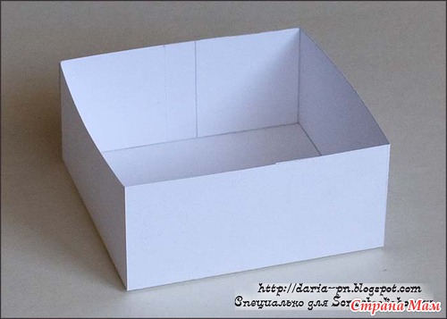 Шкатулка из коробков