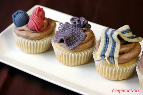 Knit Night Cupcakes. Вкусное вязание