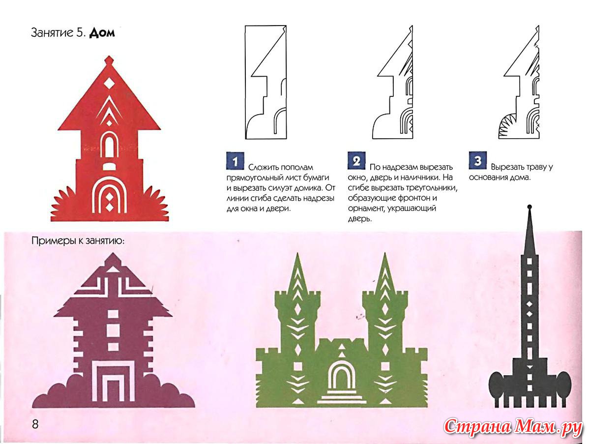 Ажурное вырезание. Дом. - Поделки - Страна Мам