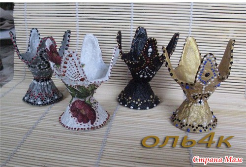 Подставки для яиц к Пасхе