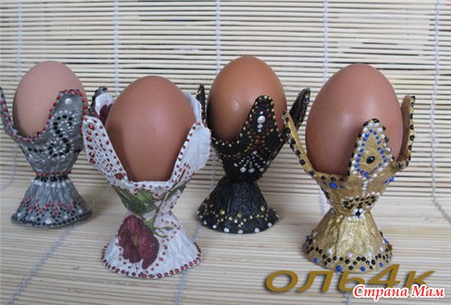 Подставки для яиц к Пасхе