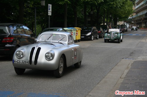 Mille Miglia a San Marino. "Тысяча Миль" Гонки на старинных машинах. Этап в Сан Марино.