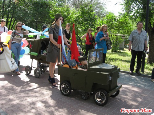 Парад колясок в Волгограде