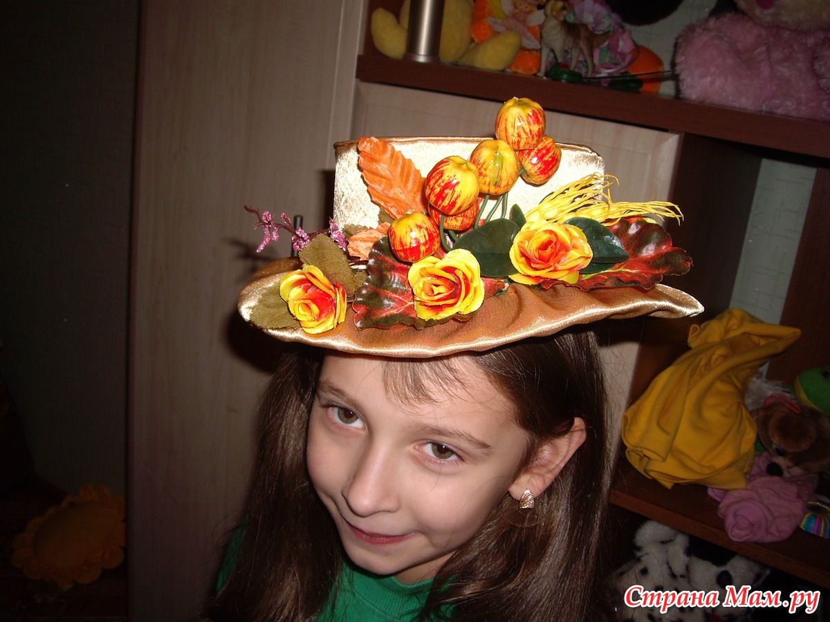 Как оформить шляпу на конкурс в детский сад фото