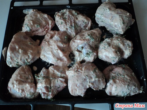 Бёдрышки из духовки.