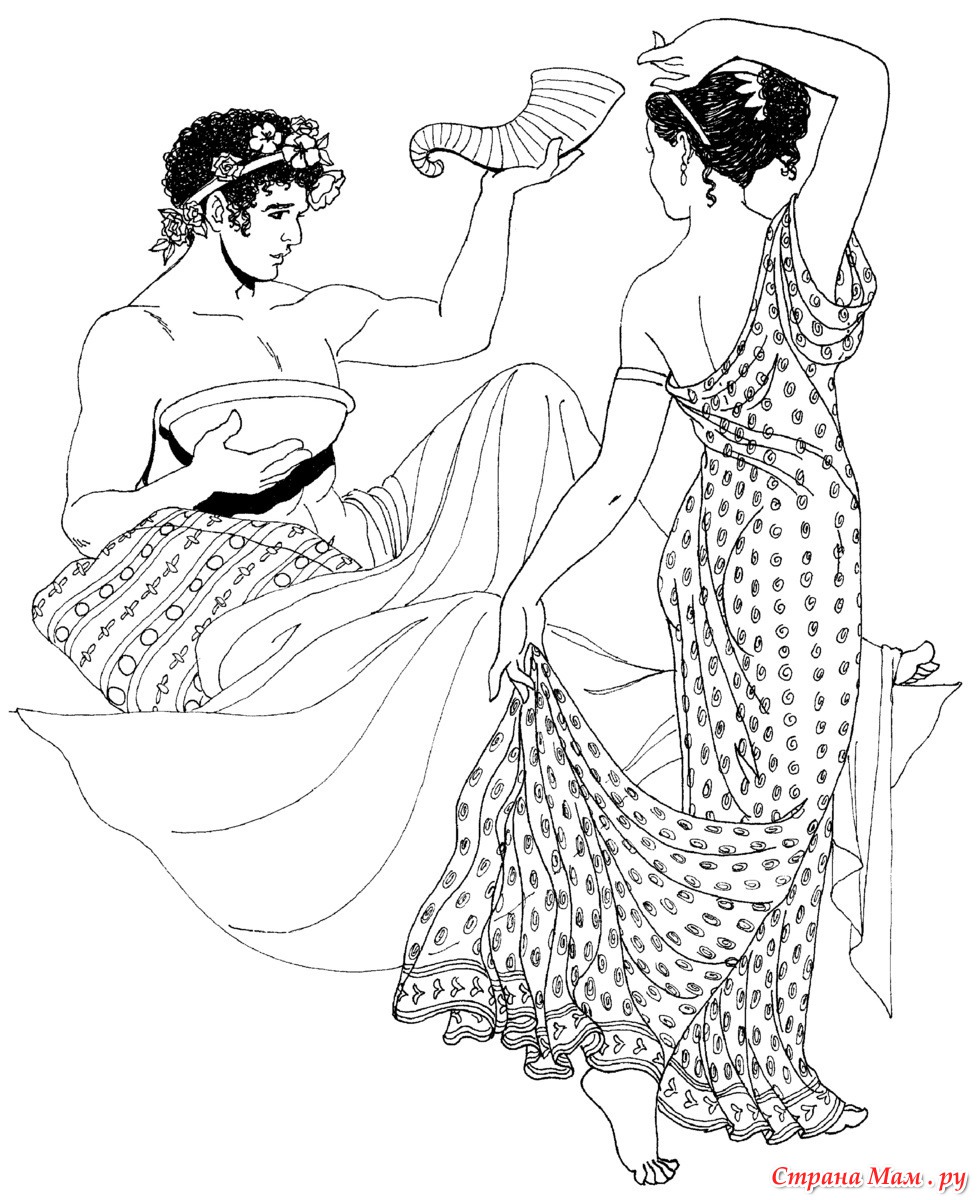 Древнегреческие танцовщицы