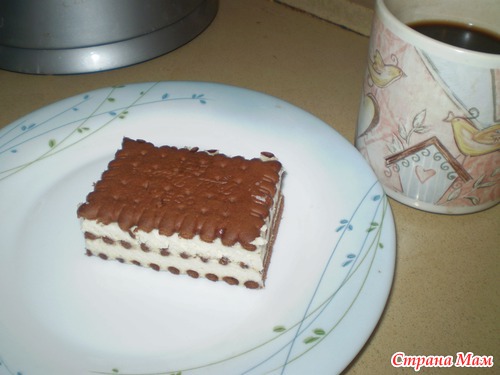 Десерт из печенья
