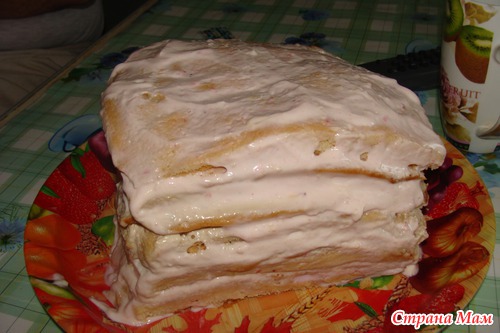 Торт медовик лимонный