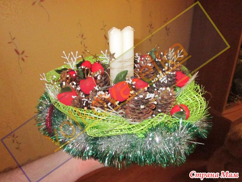 Наступаю на пятки Татусе))) Украшение на Новогодний стол)