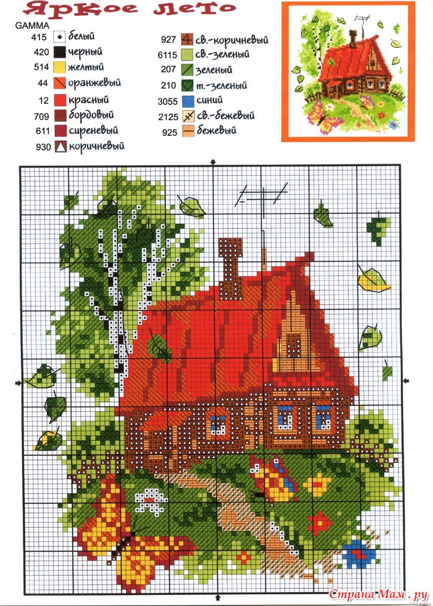 Правила дома вышивка крестом схемы бесплатно