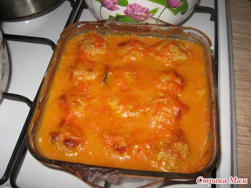 Мясные тефтели с рисом