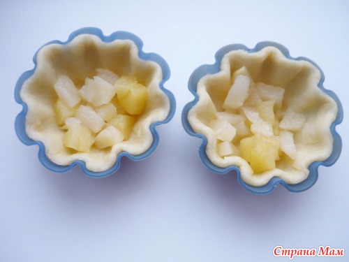 Корзиночки с яблоками