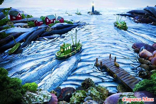 Фантазийные съедобные пейзажи