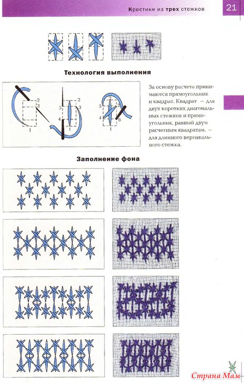 Вышивка 100 видами крестика.