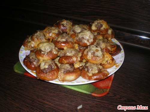. Фаршированные сушки на скорую руку