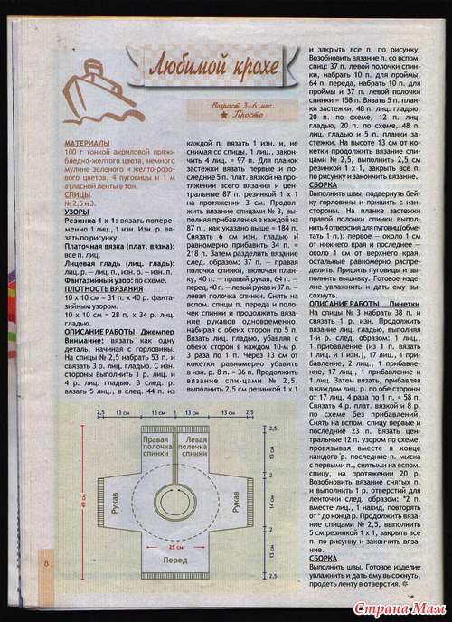 Вяжем для детей журнал