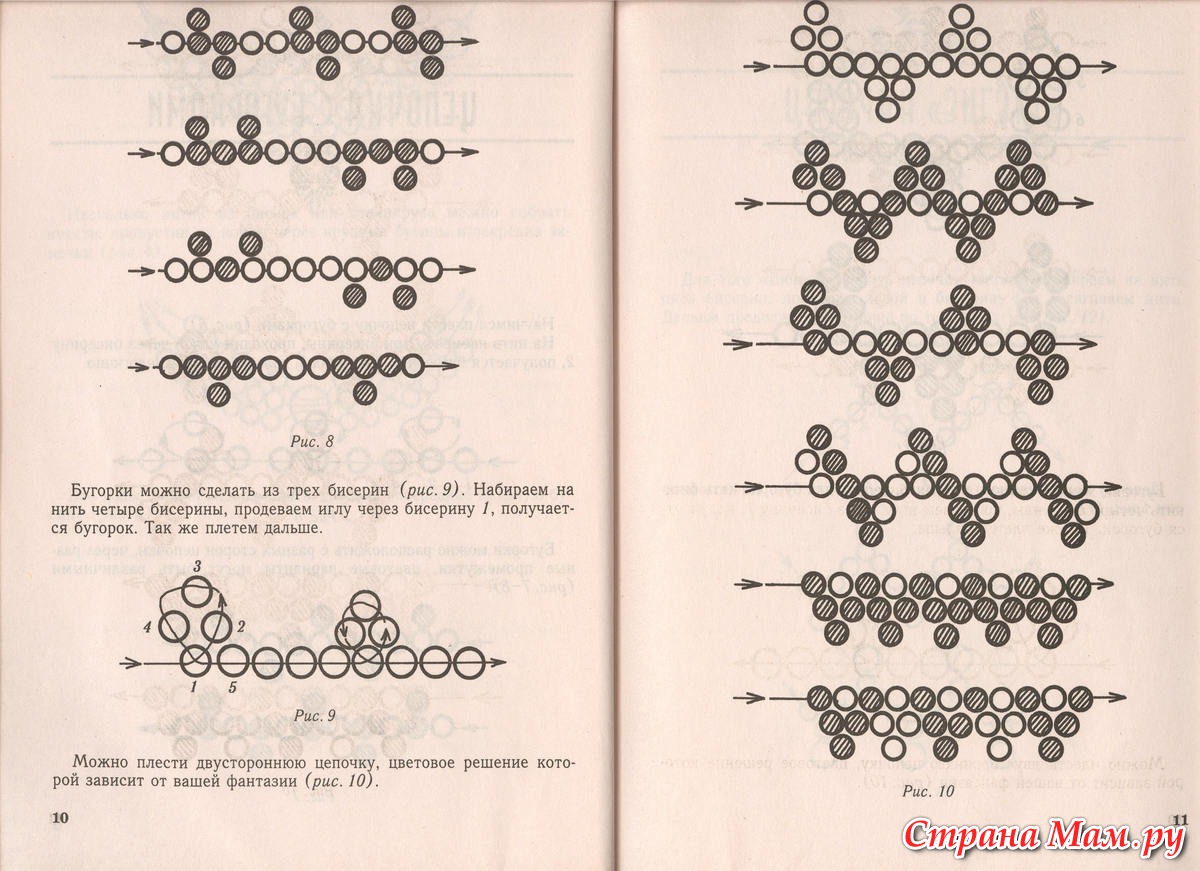 Книга со схемами плетения бисером