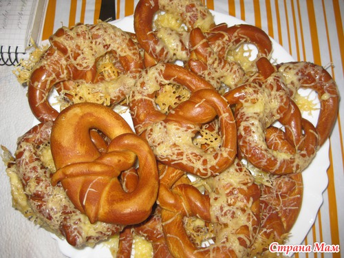 Вот, испекла я брецели