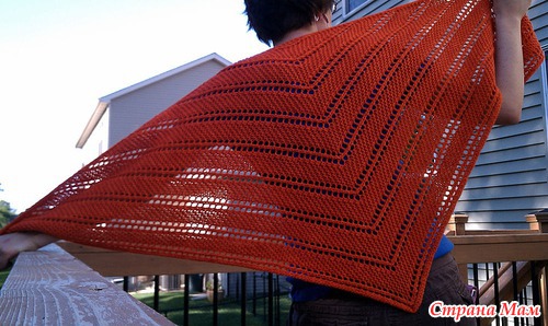   Oscilloscope shawl