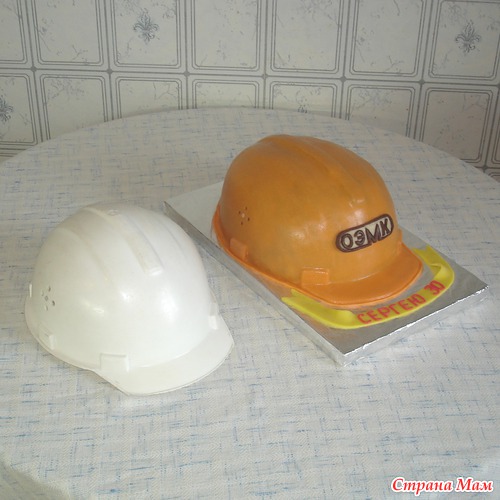 Торт "Каска" + МК