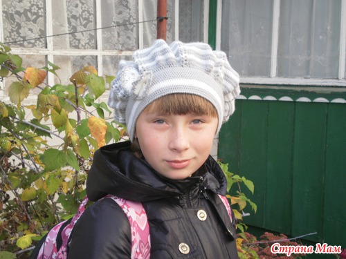 Вот ещё один беретик.