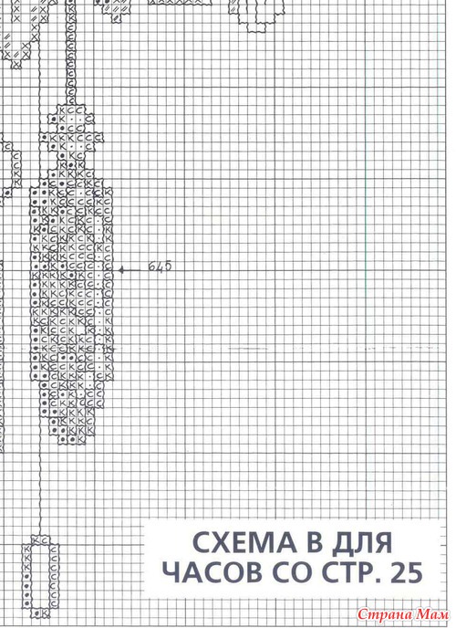 Деревянные ходики. Кукушка отдыхает)))(Пластиковая канва)