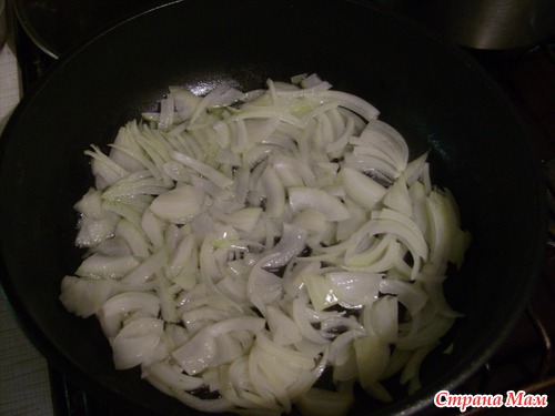 Салат с грибами.