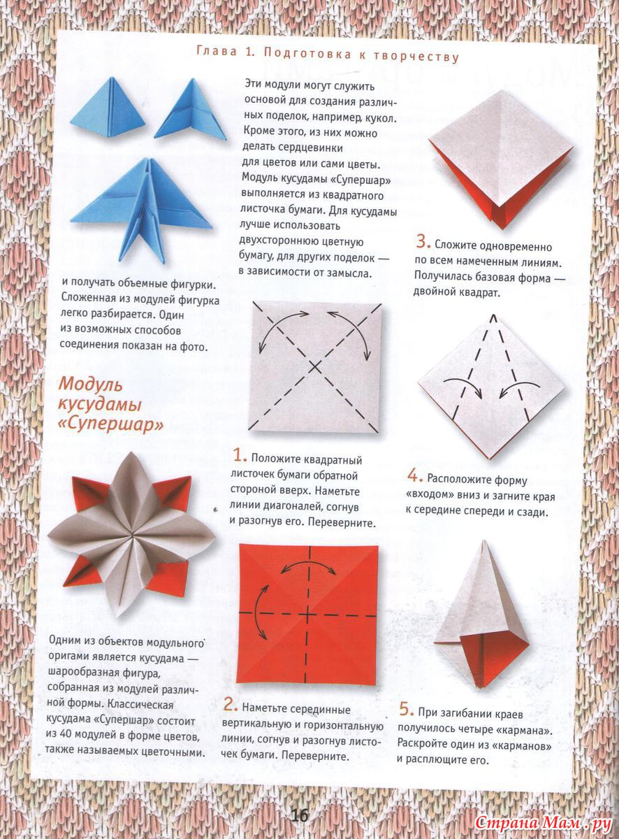 Цветы из модульного оригами со схемами - 92 фото
