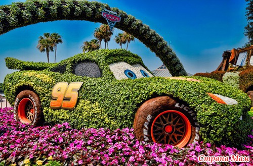 Фестиваль цветов в Диснейленде - парк EPCOT