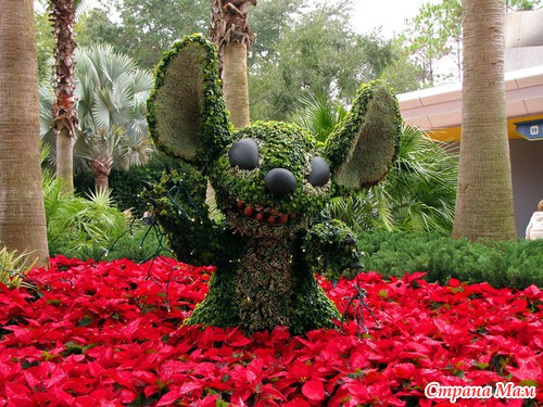 Фестиваль цветов в Диснейленде - парк EPCOT