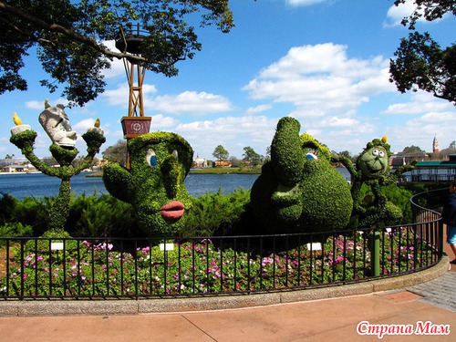 Фестиваль цветов в Диснейленде - парк EPCOT