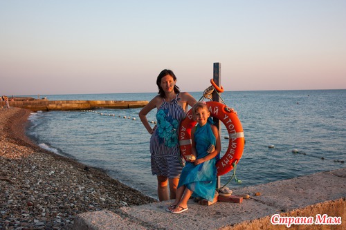 Наш отдых на море.