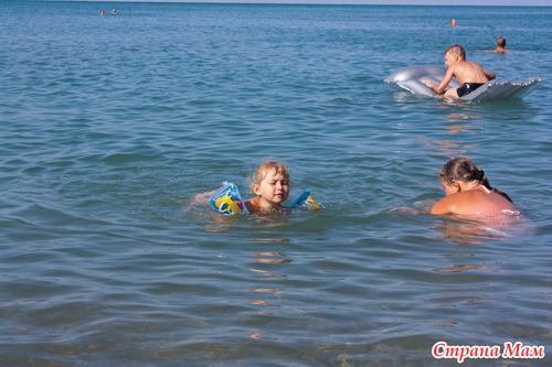 Наш отдых на море.