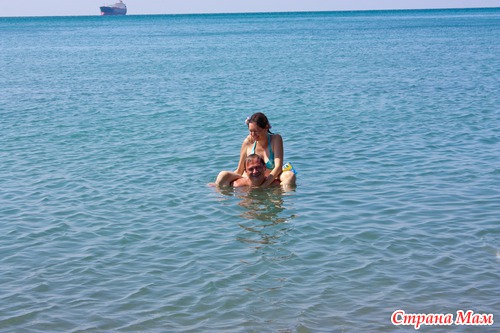 Наш отдых на море.
