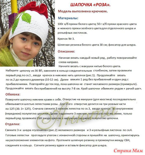 *Очень красивая шапочка для хвостатых девочек)))