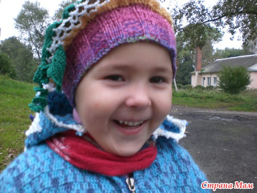 Пальто и берет крючком