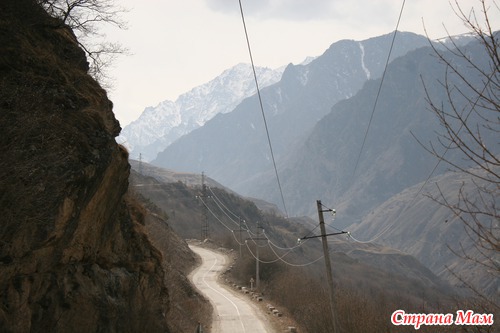 Пейзажи по пути в с. Верхняя Балкария